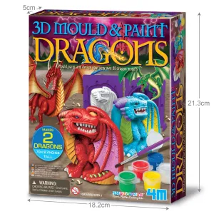 3D-Form & Malen Drachen-Set