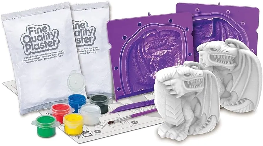 3D-Form & Malen Drachen-Set