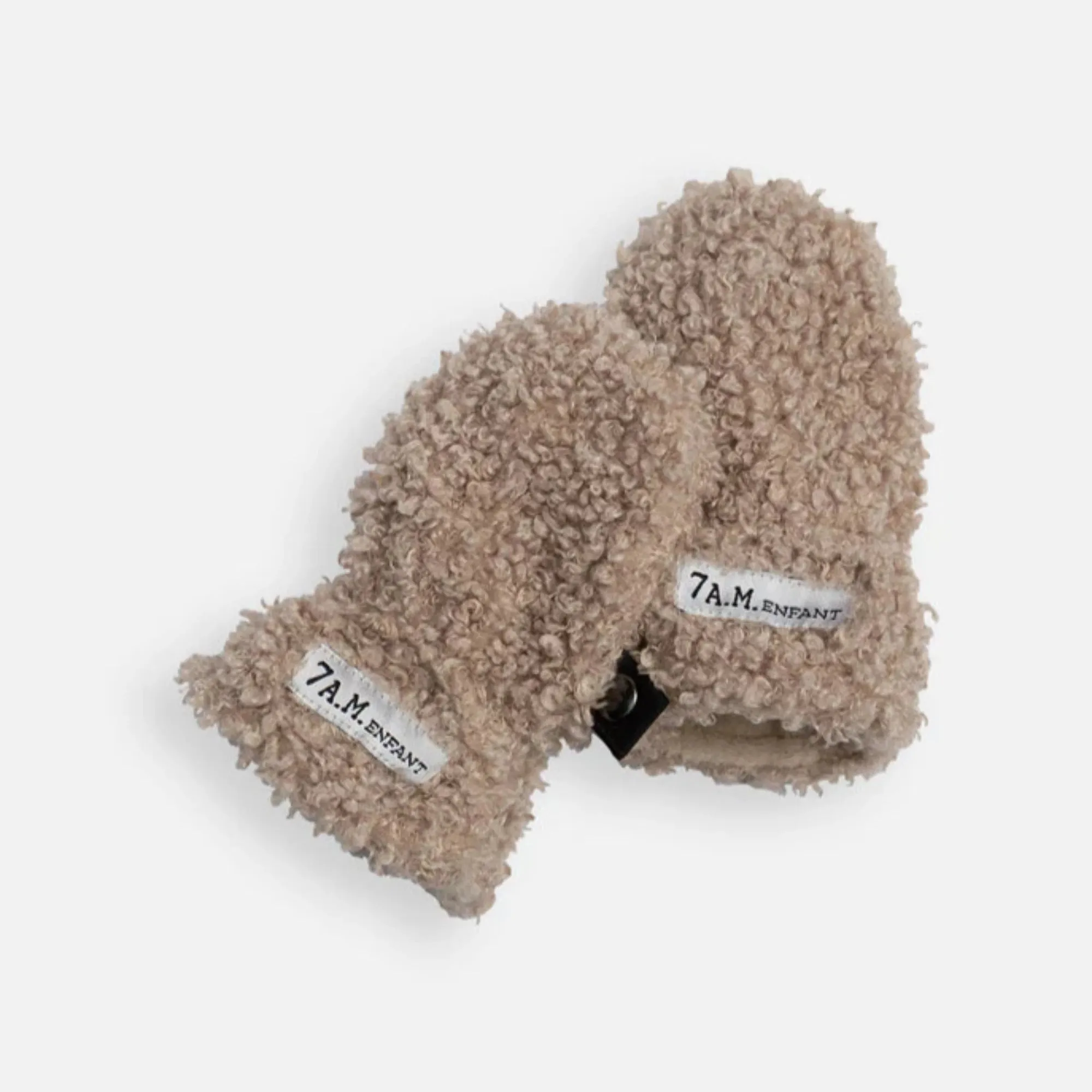 7AM ENFANT Cubby Set - Teddy (Fäustlinge   Mütze)