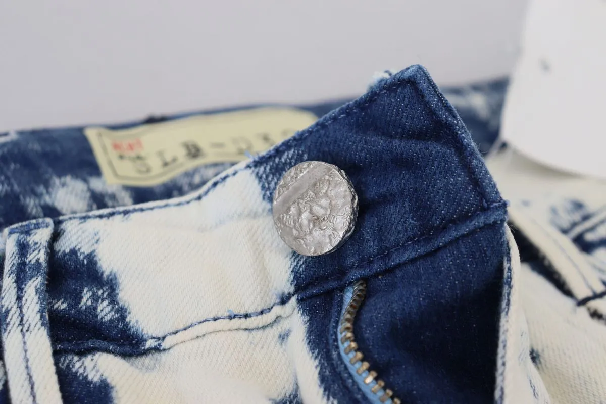 Acht Baumwoll-Skinny Damen Tatte Damenjeans