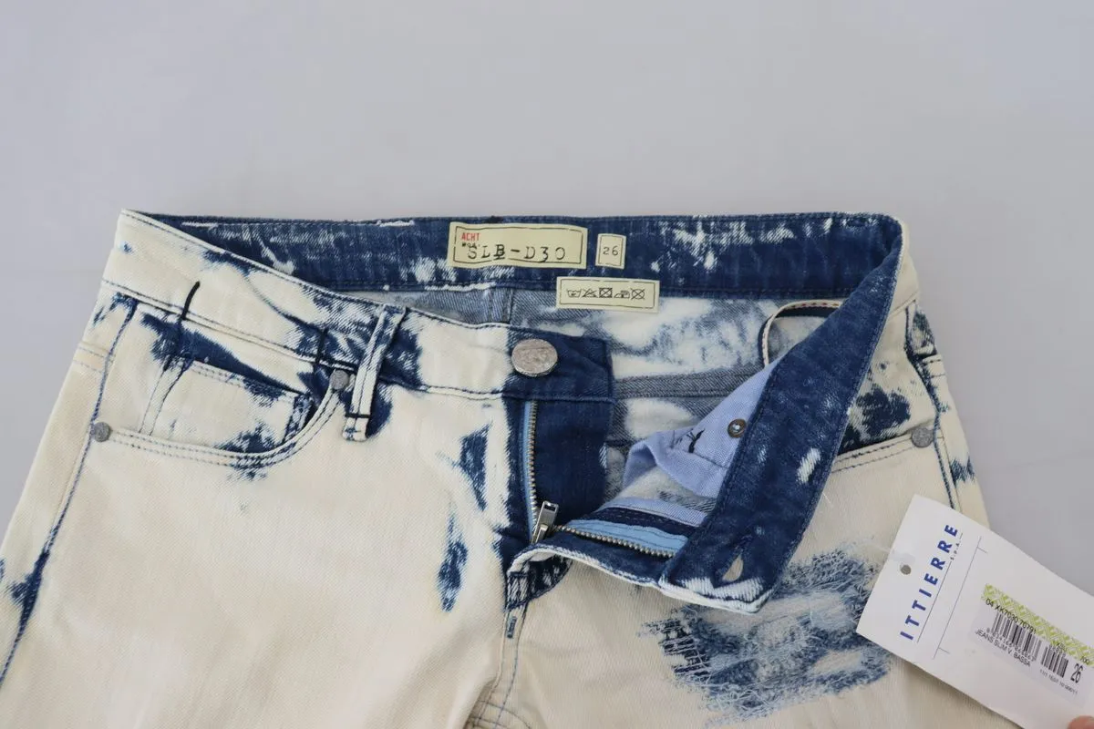 Acht Baumwoll-Skinny Damen Tatte Damenjeans