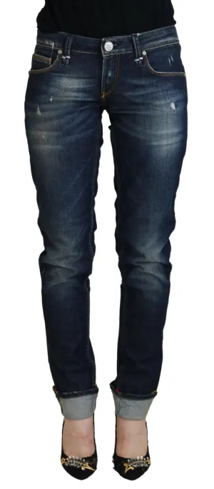 Acht Baumwolle Slim Fit Damen Casual Damenjeans