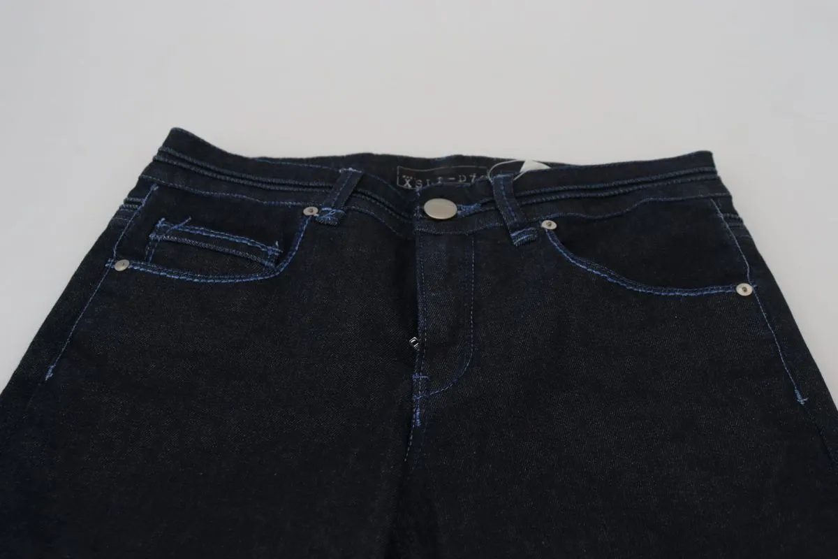 Acht Niedrige Taille Schlanke Passform Damen Jeans für Frauen
