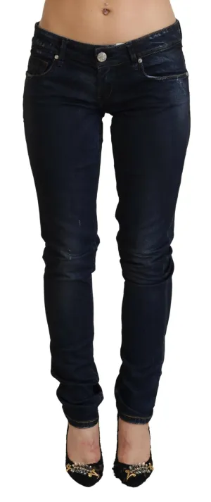 Acht Low Waist Slim Fit Damen Jeans für Frauen