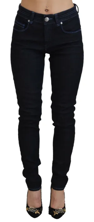 Acht Niedrige Taille Schlanke Passform Damen Jeans für Frauen