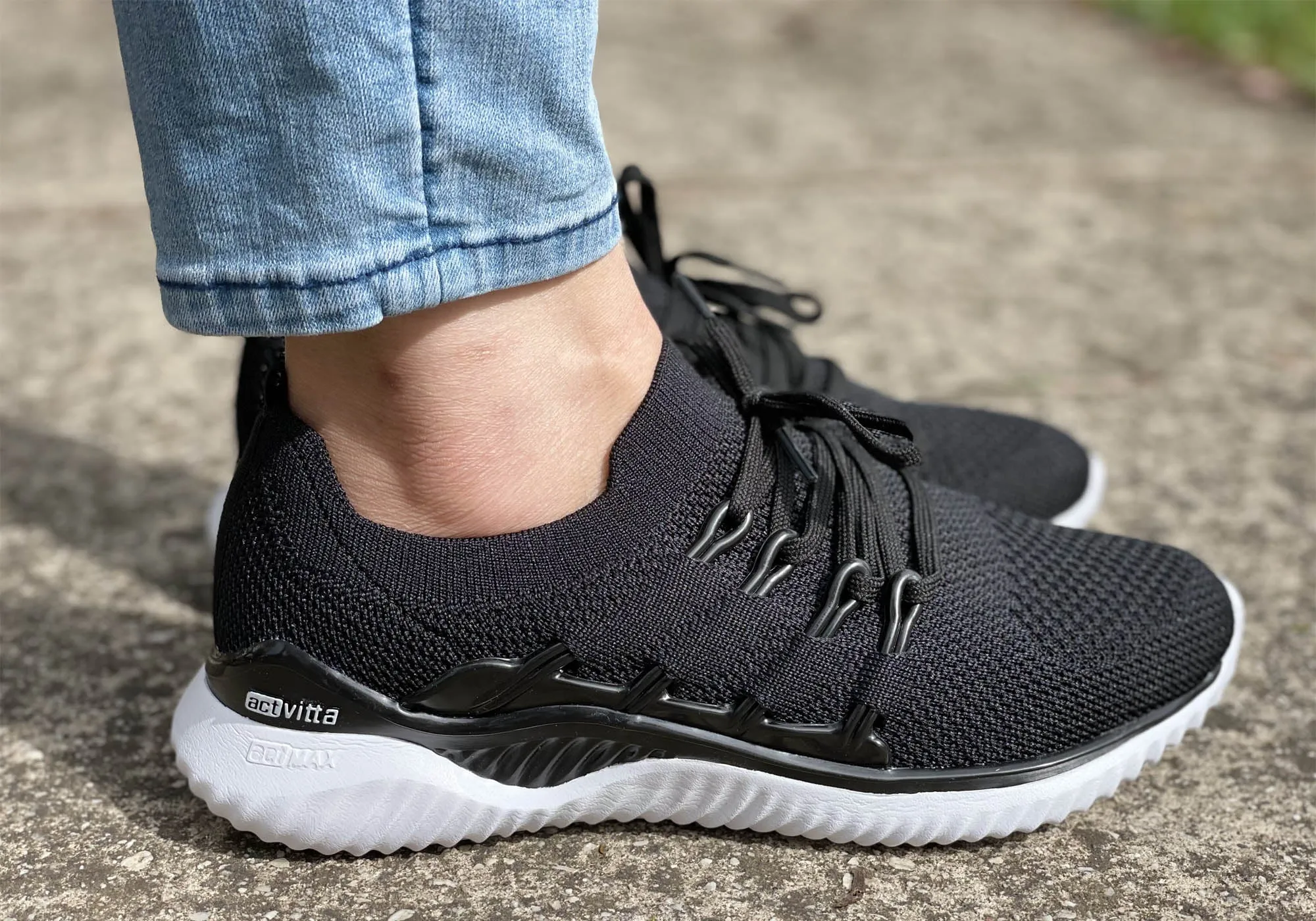Actvitta Grid Damen Komfortable gepolsterte Aktivschuhe Hergestellt in Brasilien Actvitta Schuhe