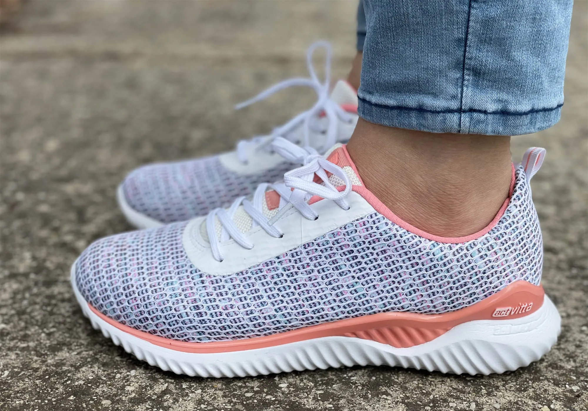 Actvitta Stanz Damen Aktive Schuhe mit Polsterung Hergestellt in Brasilien Actvitta Schuhe
