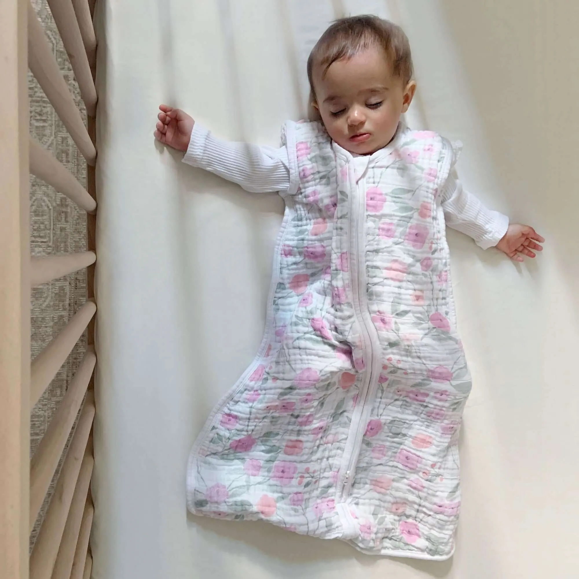 ADEN   ANAIS Baumwoll-Musselin Leichter Schlafsack 1Tog - Ma Fleur