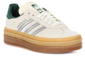 Adidas Gazelle Bold In Off White Silber Für Damen Schuhe Adidas