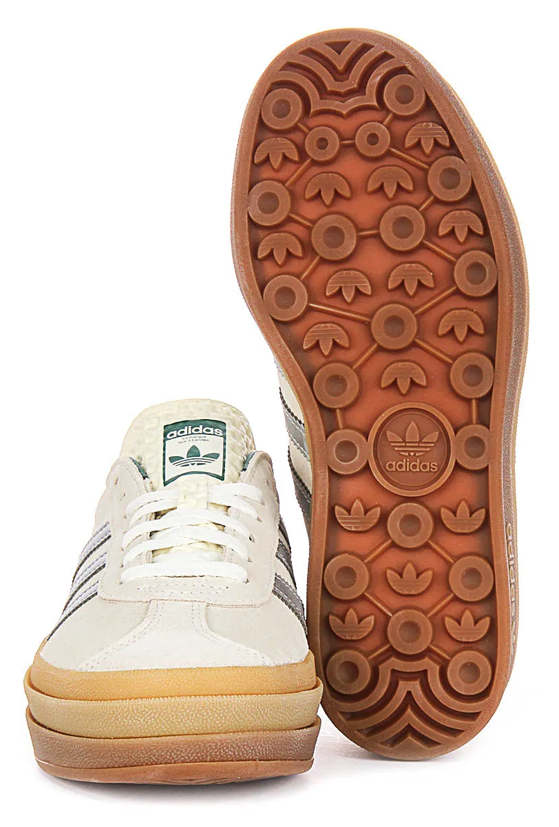 Adidas Gazelle Bold In Off White Silber Für Damen Schuhe Adidas