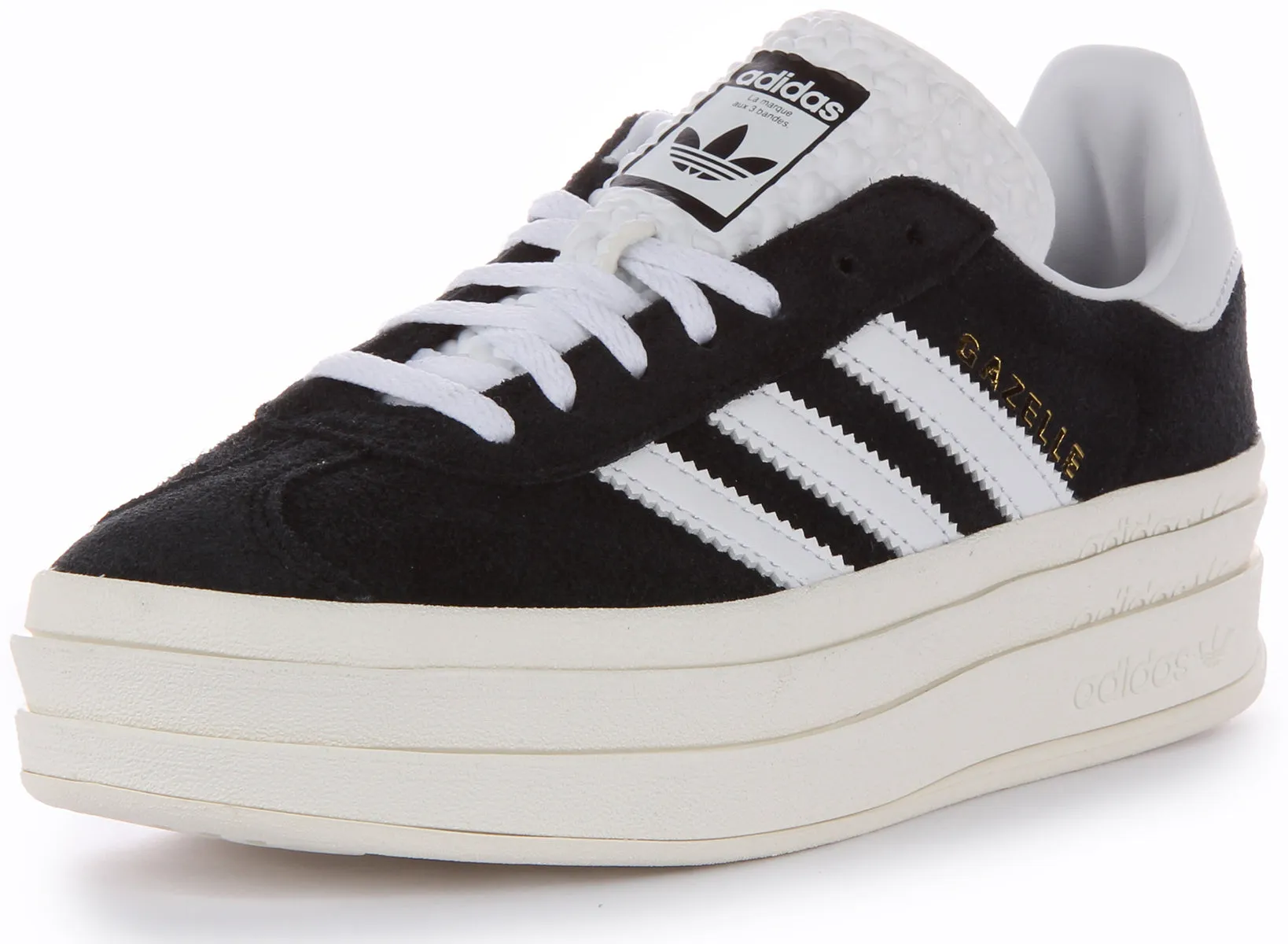 Adidas Gazelle Bold W in Schwarz Weiß für Damen Schuhe Adidas