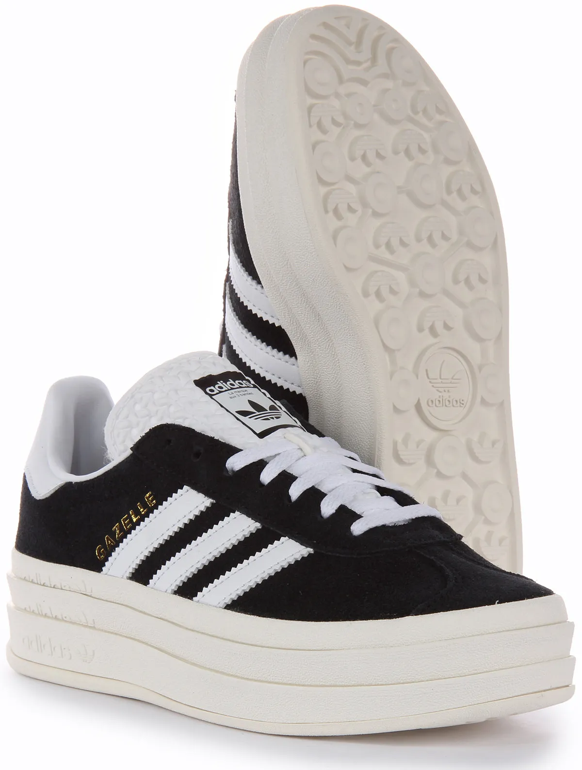 Adidas Gazelle Bold W in Schwarz Weiß für Damen Schuhe Adidas
