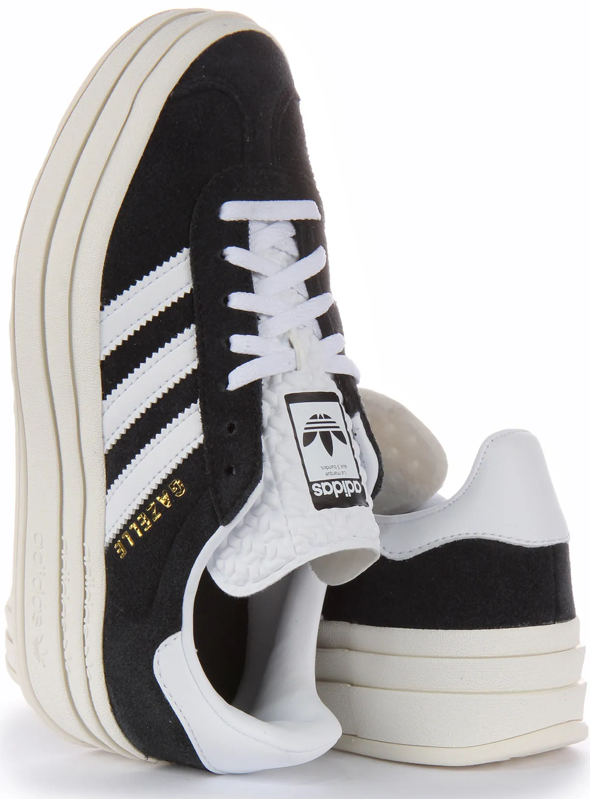 Adidas Gazelle Bold W in Schwarz Weiß für Damen Schuhe Adidas