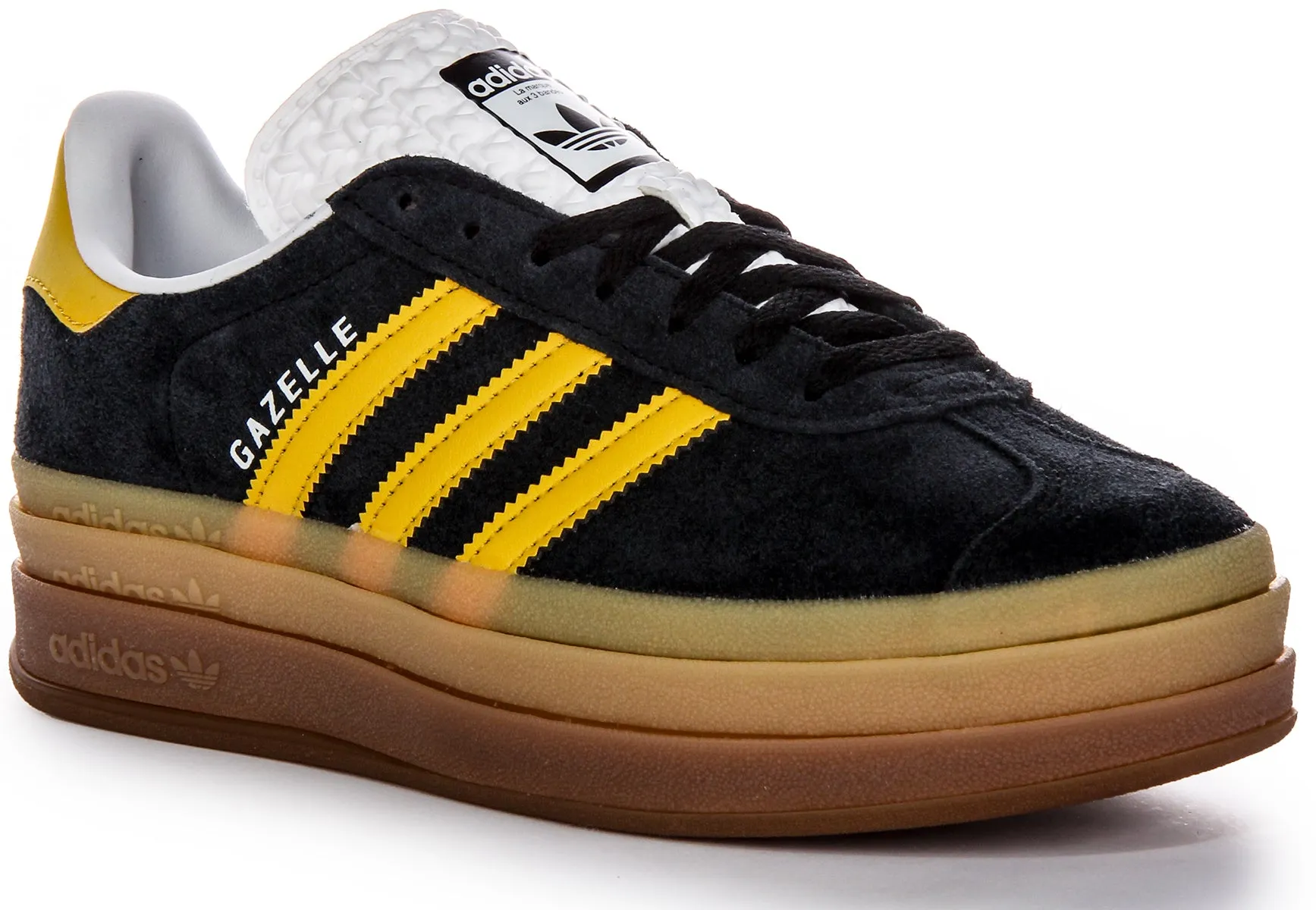 Adidas Gazelle Bold W in Schwarz Gelb für Damen Schuhe Adidas