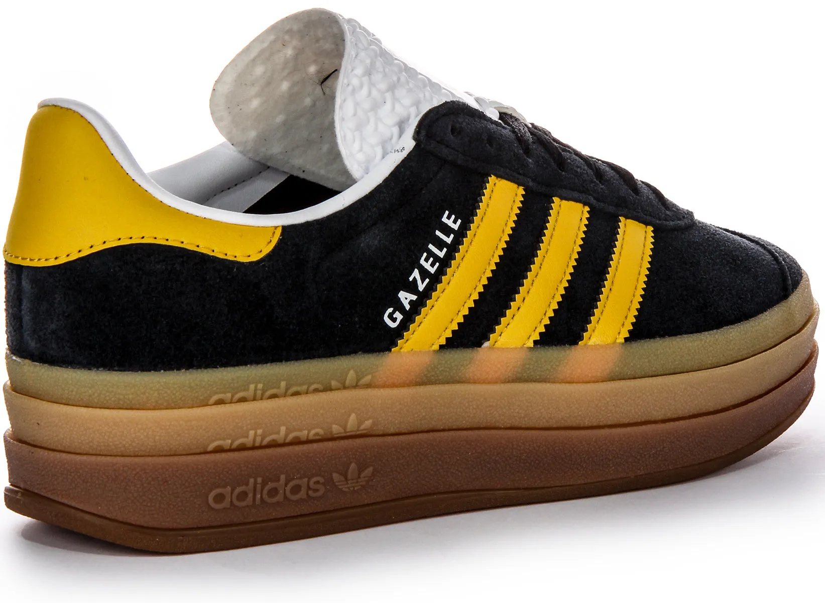 Adidas Gazelle Bold W in Schwarz Gelb für Damen Schuhe Adidas