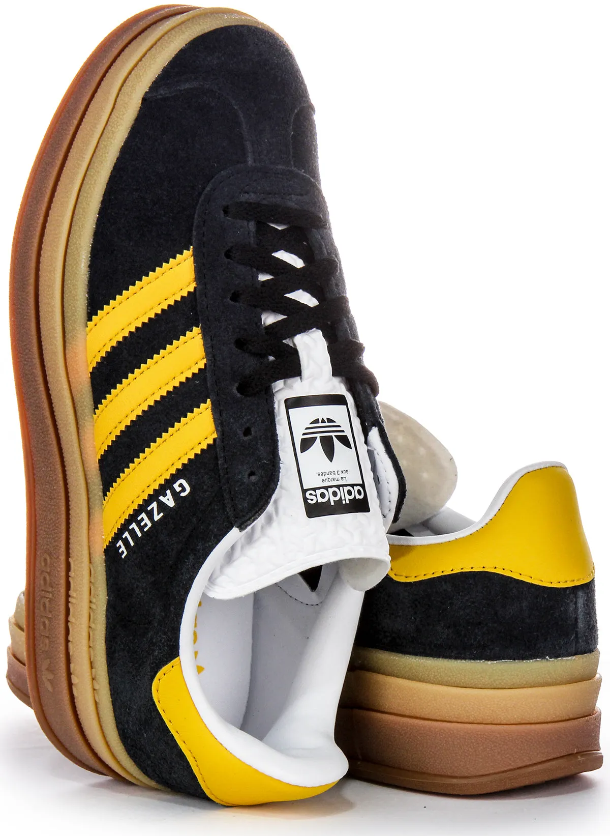 Adidas Gazelle Bold W in Schwarz Gelb für Damen Schuhe Adidas