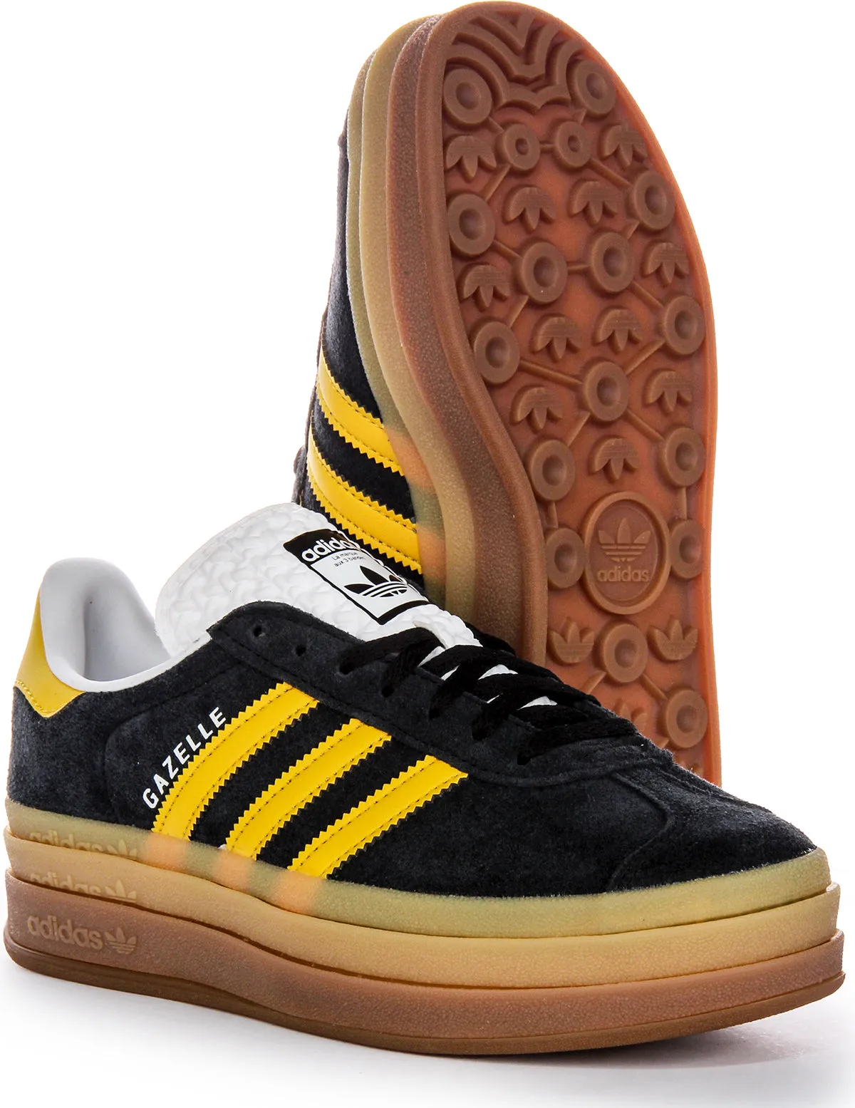 Adidas Gazelle Bold W in Schwarz Gelb für Damen Schuhe Adidas