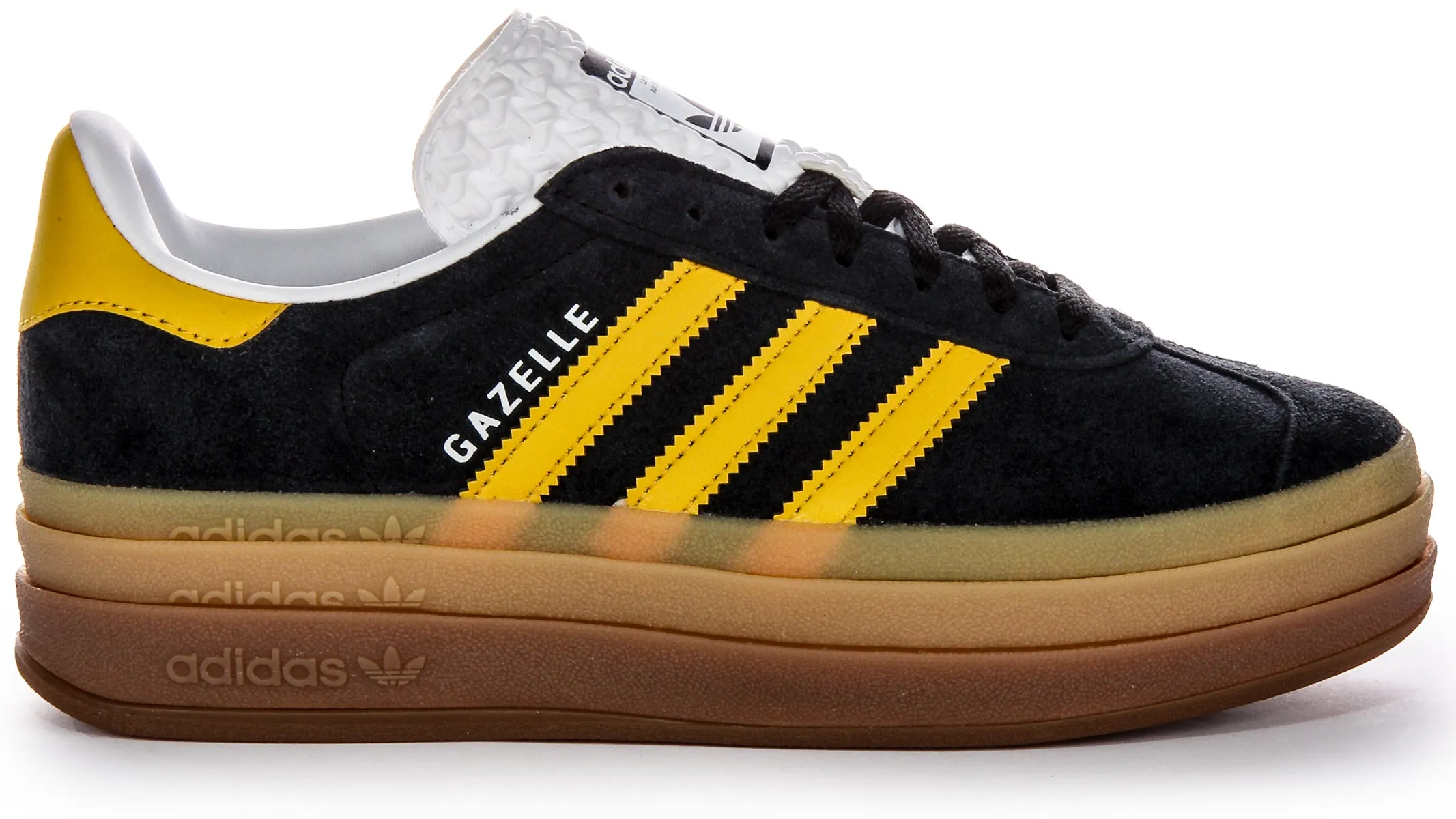 Adidas Gazelle Bold W in Schwarz Gelb für Damen Schuhe Adidas