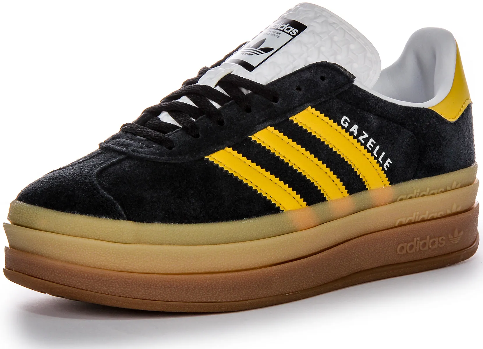 Adidas Gazelle Bold W in Schwarz Gelb für Damen Schuhe Adidas