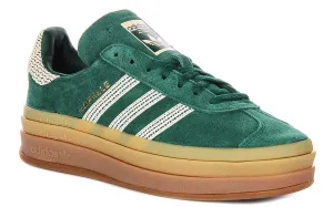 Adidas Gazelle Bold W in Grün Gold für Damenschuhe Adidas