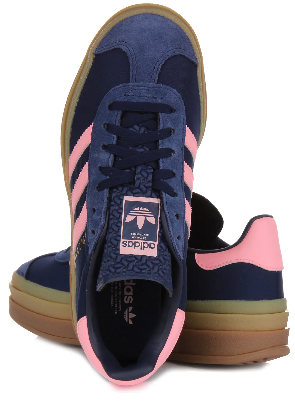Adidas Gazelle Bold W in Marineblau Pink für Damenschuhe Adidas