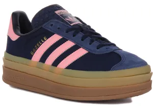 Adidas Gazelle Bold W in Marineblau Pink für Damenschuhe Adidas