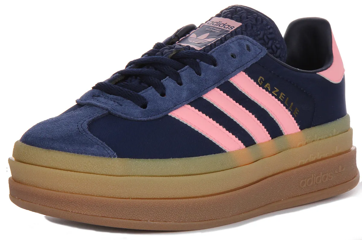 Adidas Gazelle Bold W in Marineblau Pink für Damenschuhe Adidas