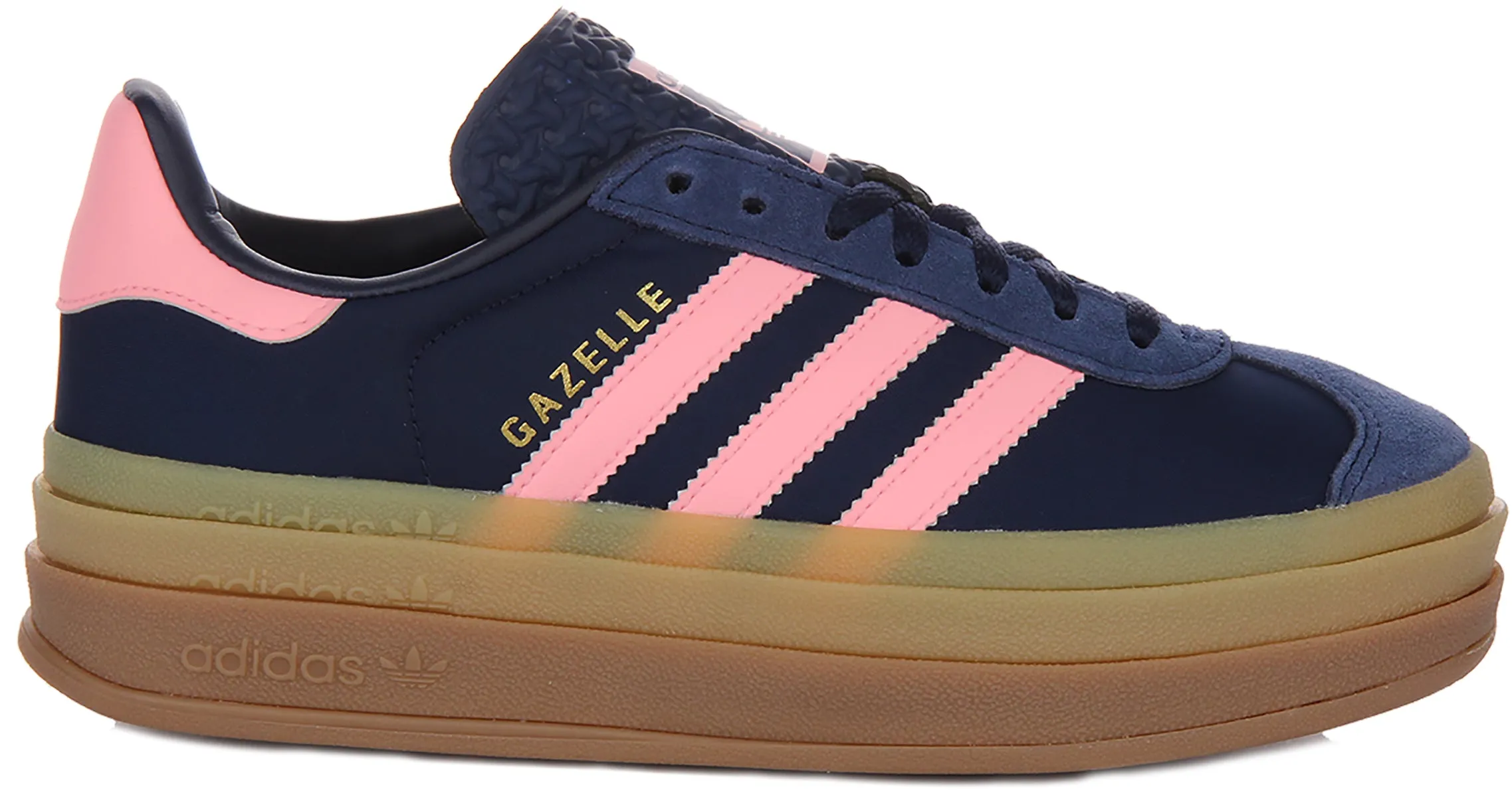 Adidas Gazelle Bold W in Marineblau Pink für Damenschuhe Adidas