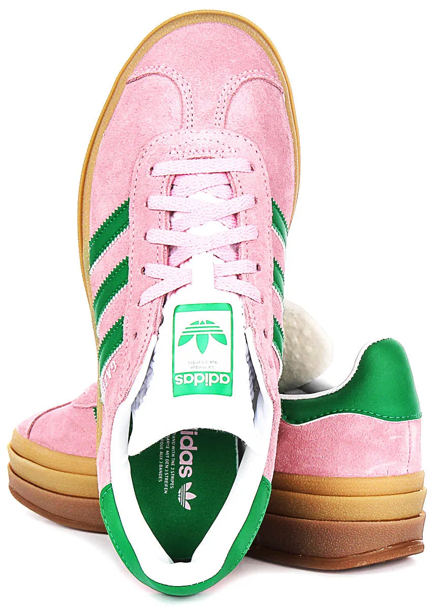 Adidas Gazelle Bold W in Rosa Weiß für Damen Schuhe Adidas