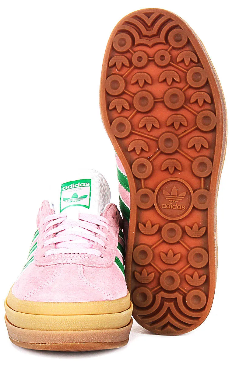 Adidas Gazelle Bold W in Rosa Weiß für Damen Schuhe Adidas