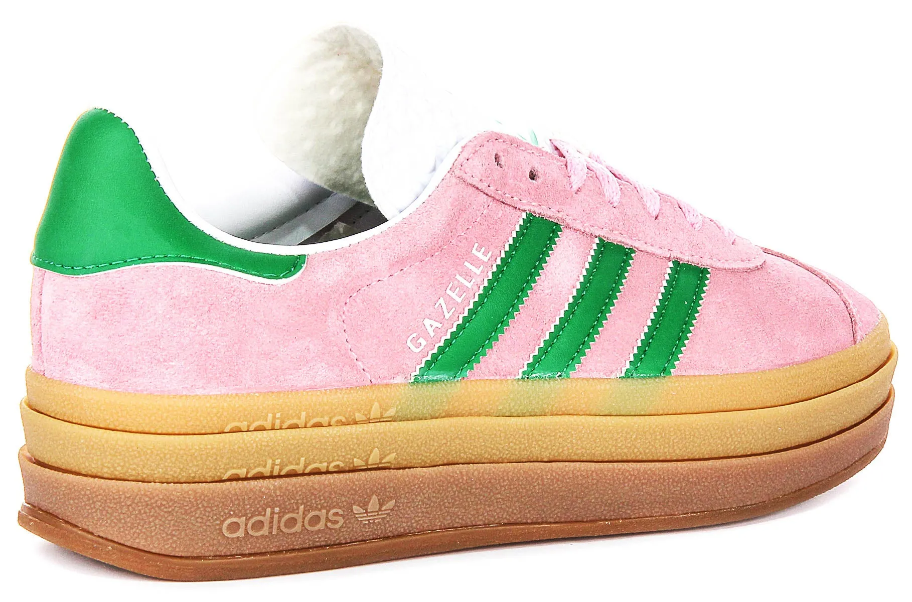 Adidas Gazelle Bold W in Rosa Weiß für Damen Schuhe Adidas