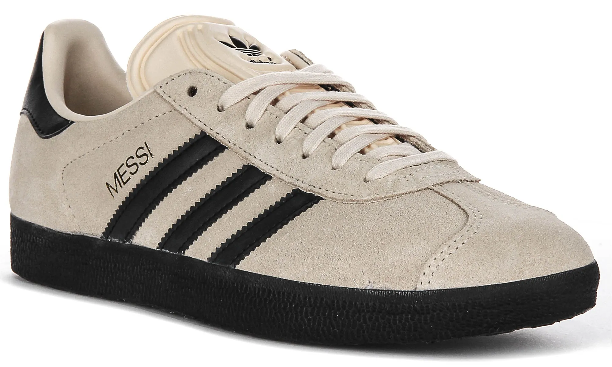 Adidas Gazelle X Messi in beige-schwarzen Schuhen Adidas