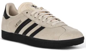 Adidas Gazelle X Messi in beige-schwarzen Schuhen Adidas