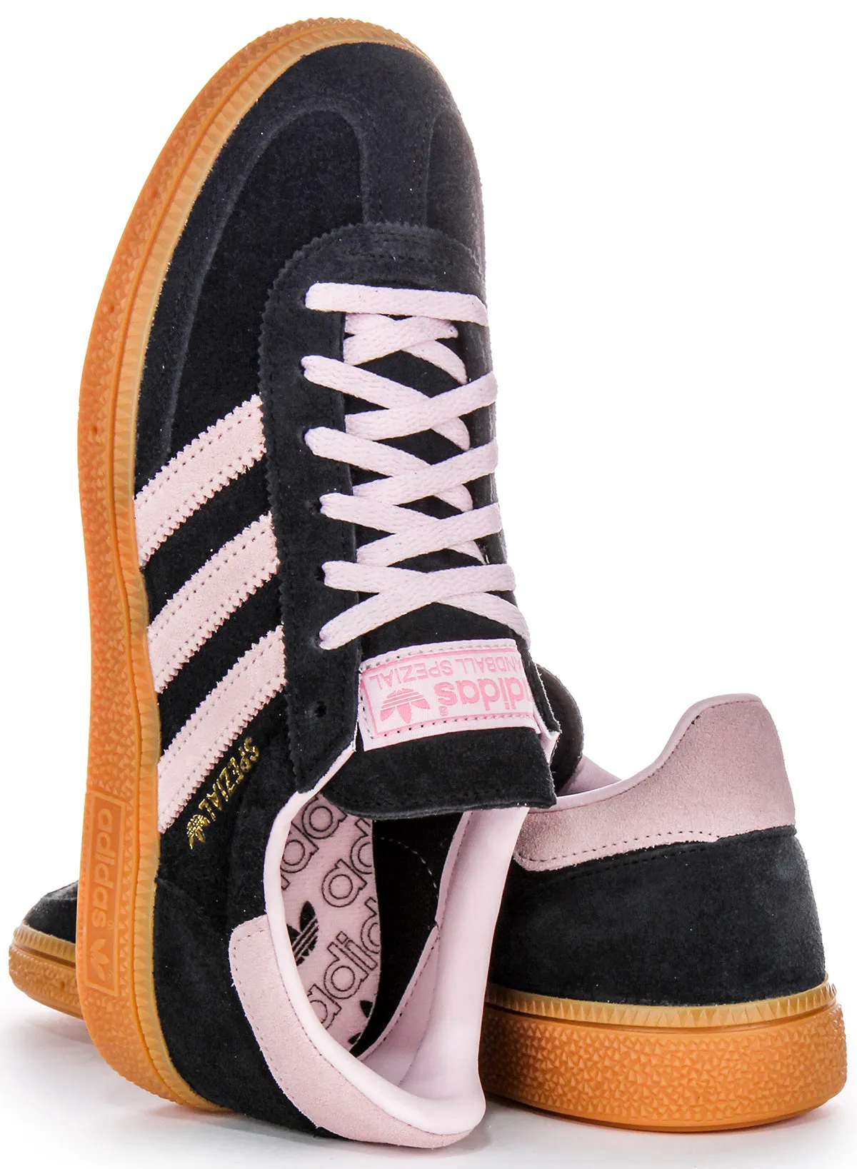 Adidas Handball Spezia in Schwarz-Rosa für Damen Schuhe Adidas