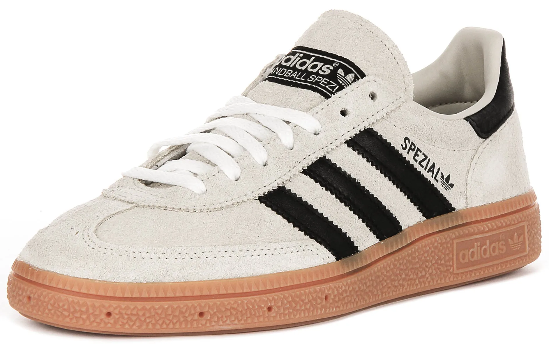 Adidas Handball Spezial in Grau Schwarz für Damen Schuhe Adidas
