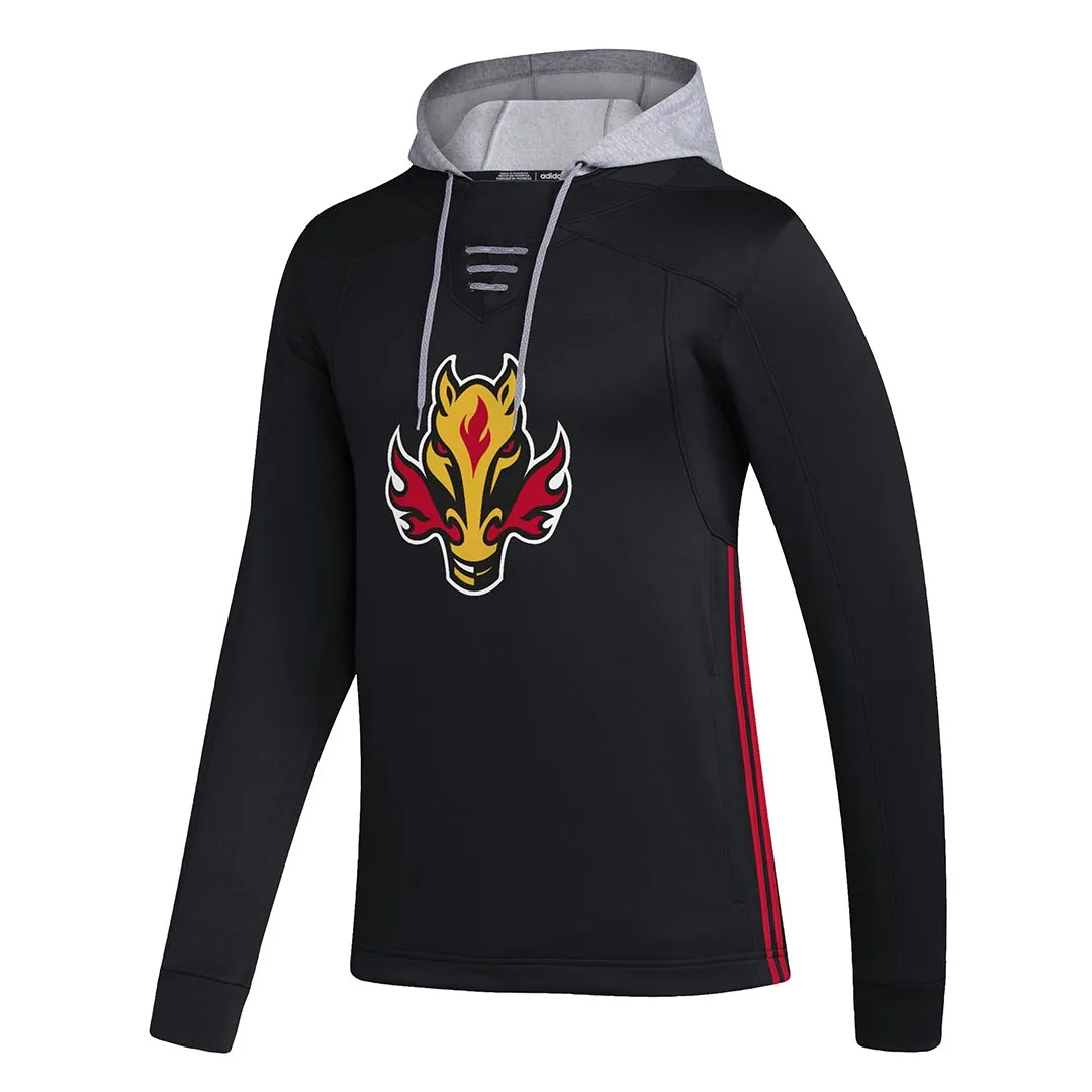 adidas - Herren Calgary Flames Refresh Skate Lace Pullover Hoodie (IP7981)