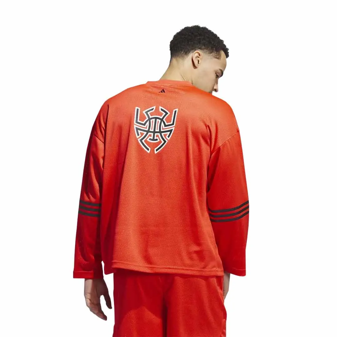 adidas - Herren D.O.N. Langarm Mesh-Shirt (IK7195)