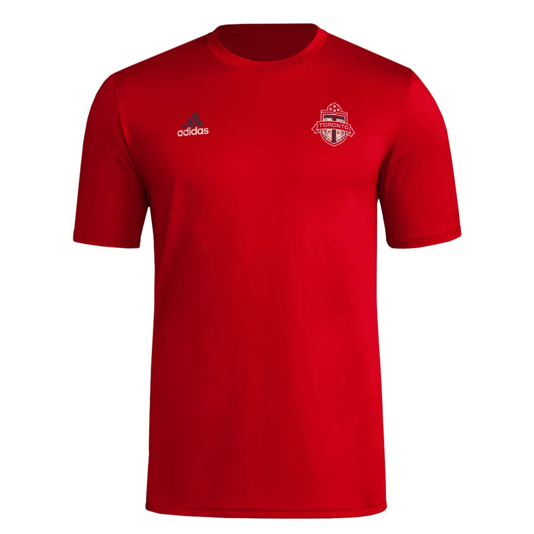 adidas - Herren Toronto FC Vor dem Spiel Kurzarm T-Shirt (IP0900)