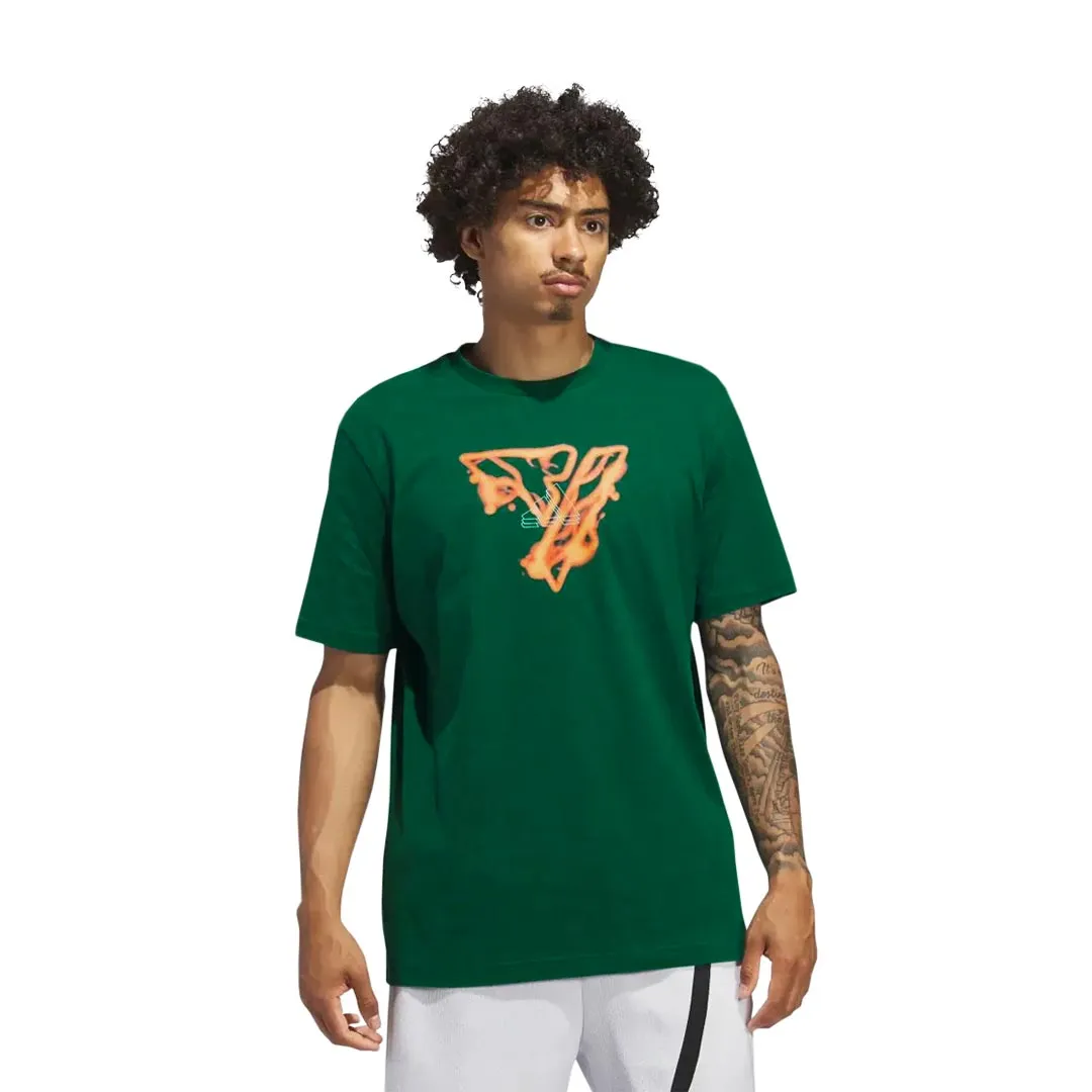 adidas - Herren Trae Young Fire Grafik T-Shirt (II7793)