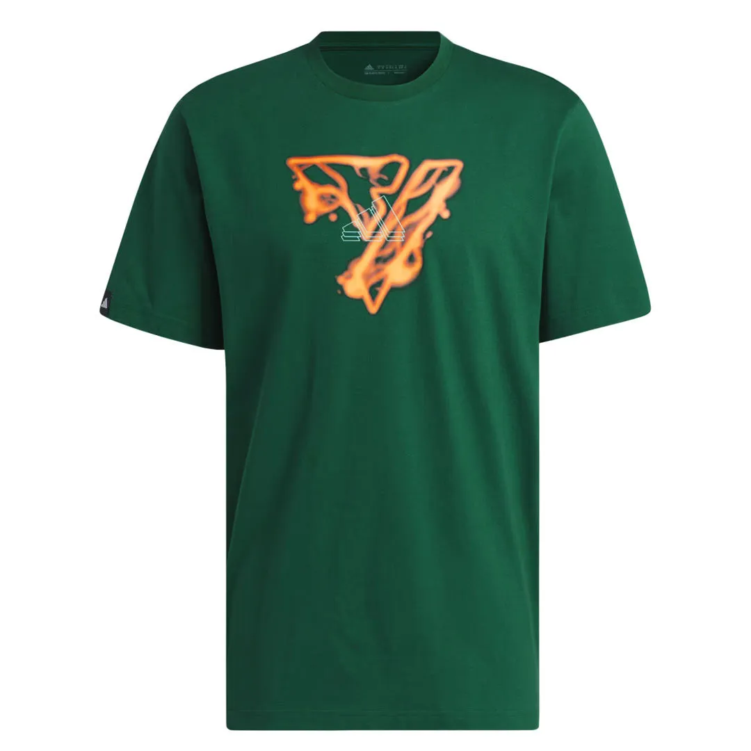 adidas - Herren Trae Young Fire Grafik T-Shirt (II7793)