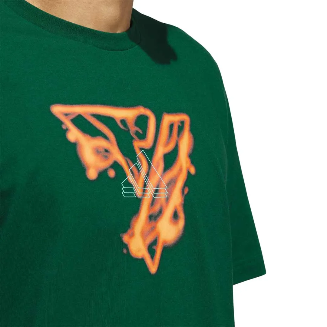 adidas - Herren Trae Young Fire Grafik T-Shirt (II7793)