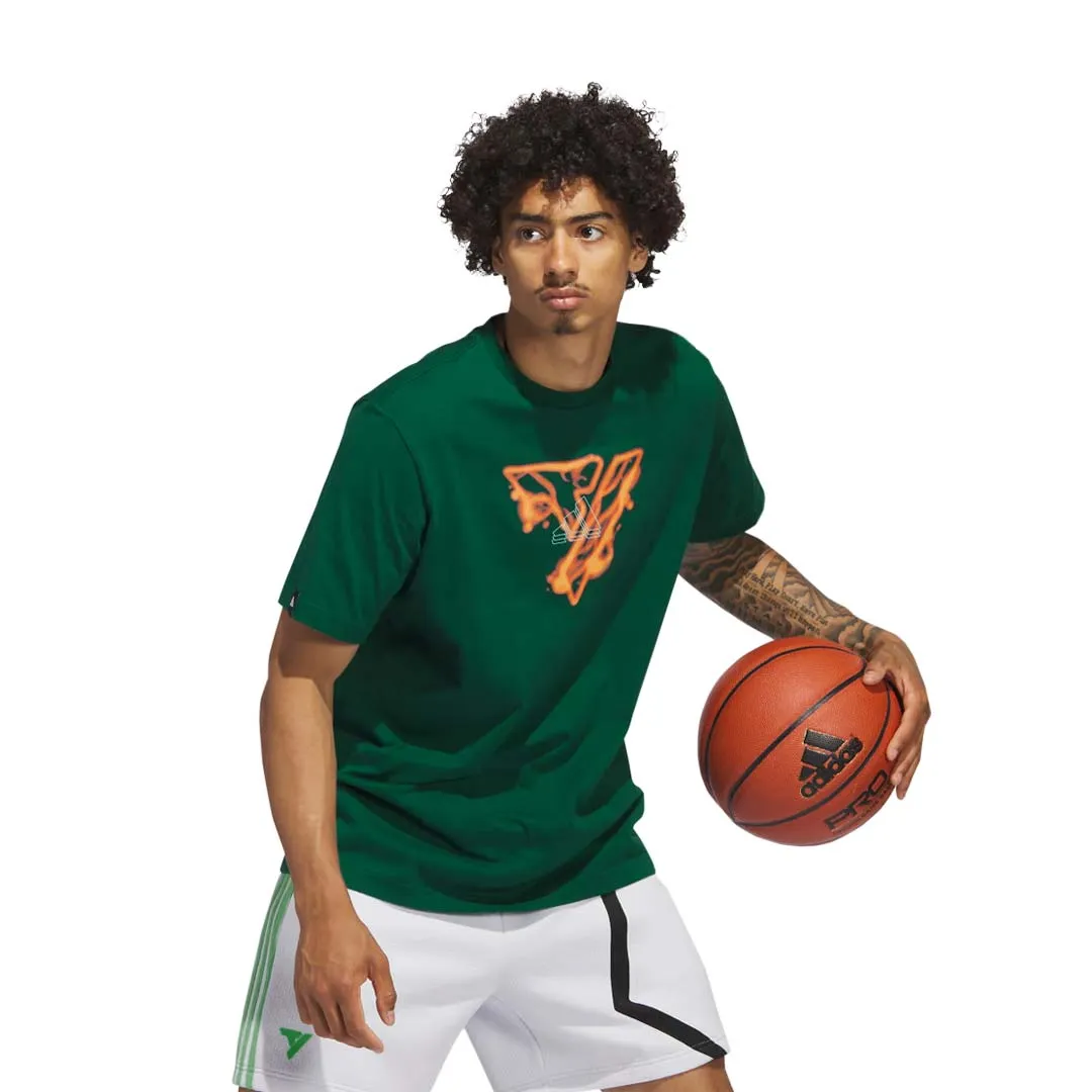 adidas - Herren Trae Young Fire Grafik T-Shirt (II7793)