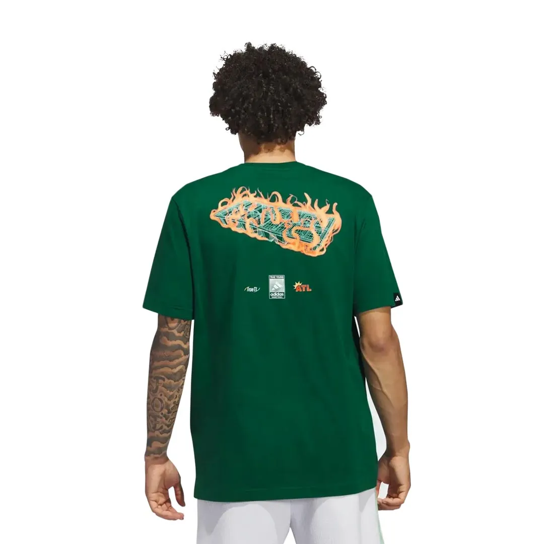 adidas - Herren Trae Young Fire Grafik T-Shirt (II7793)