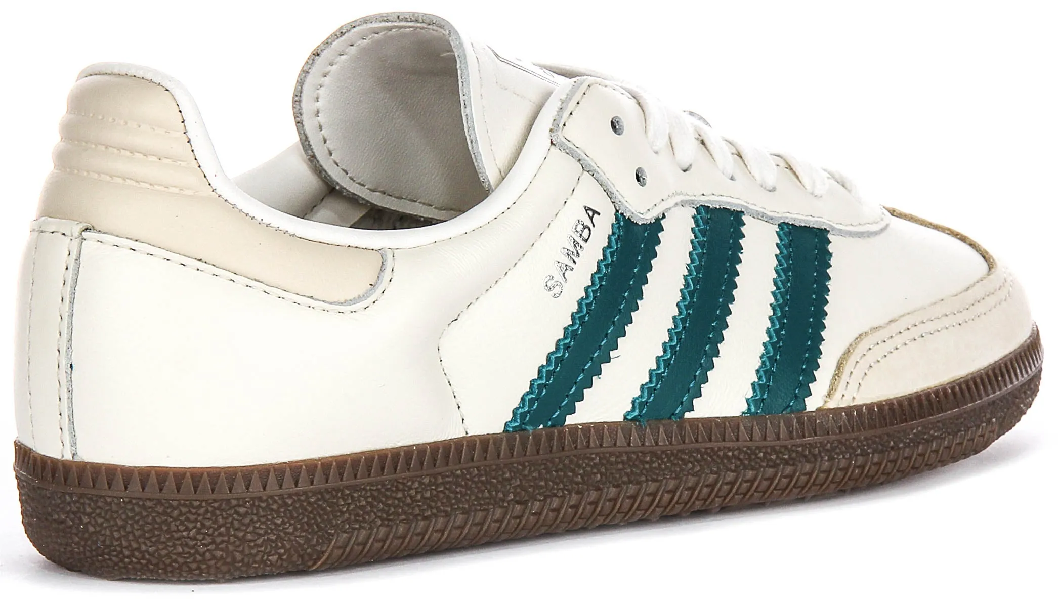 Adidas Samba OG in Creme-Grün für Damenschuhe Adidas