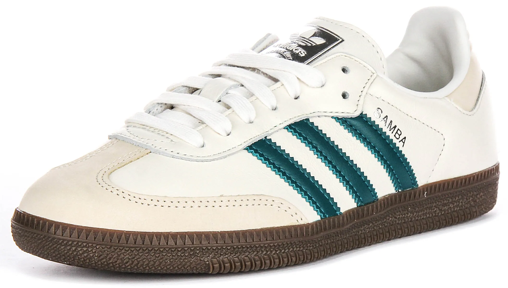 Adidas Samba OG in Creme-Grün für Damenschuhe Adidas