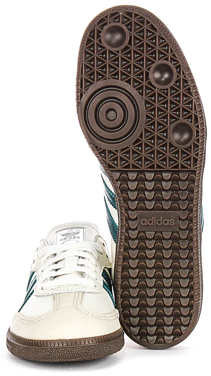 Adidas Samba OG in Creme-Grün für Damenschuhe Adidas