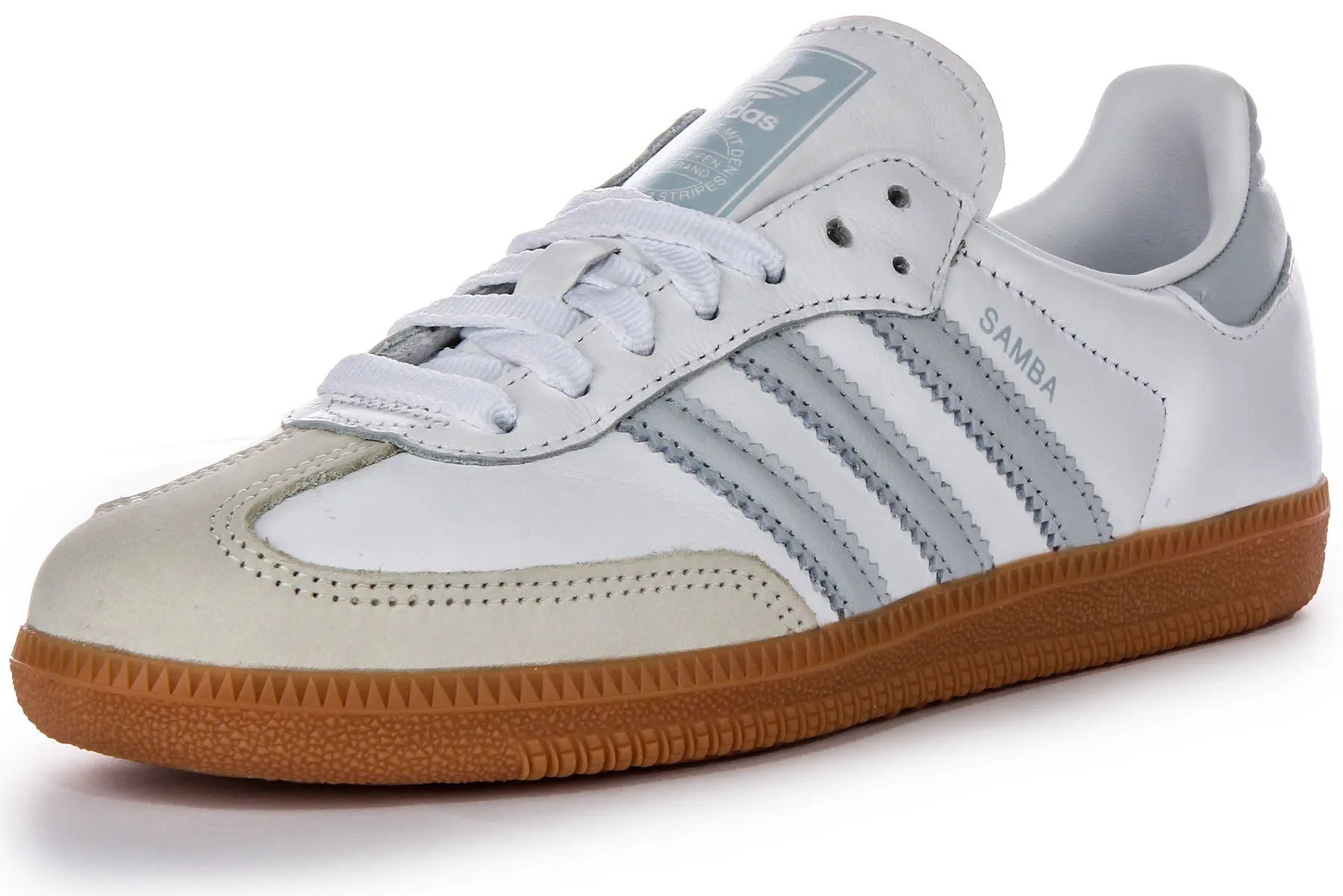 Adidas Samba OG in Weiß Grau für Damen Schuhe Adidas