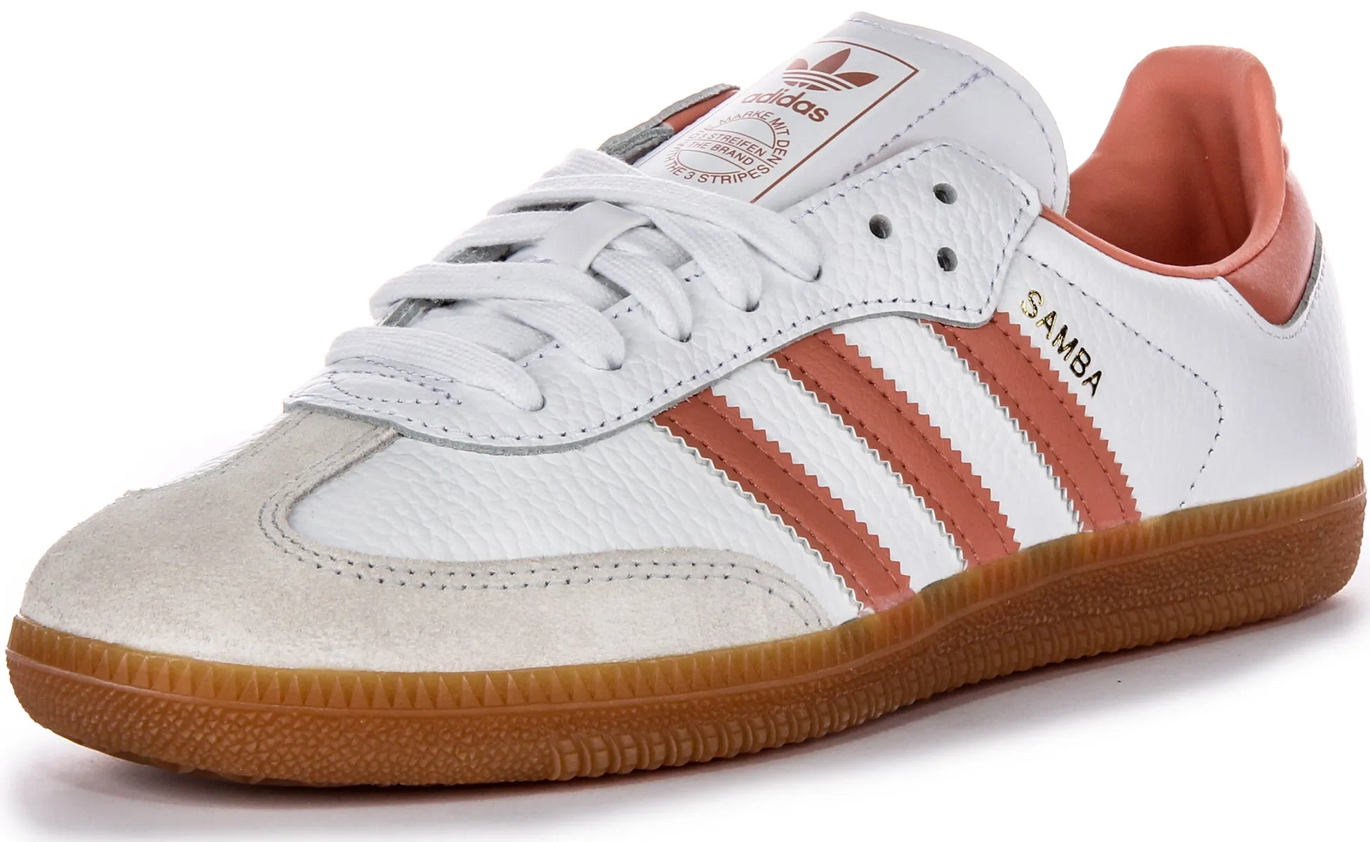 Adidas Samba OG in Weiß-Rosa für Damen Schuhe Adidas