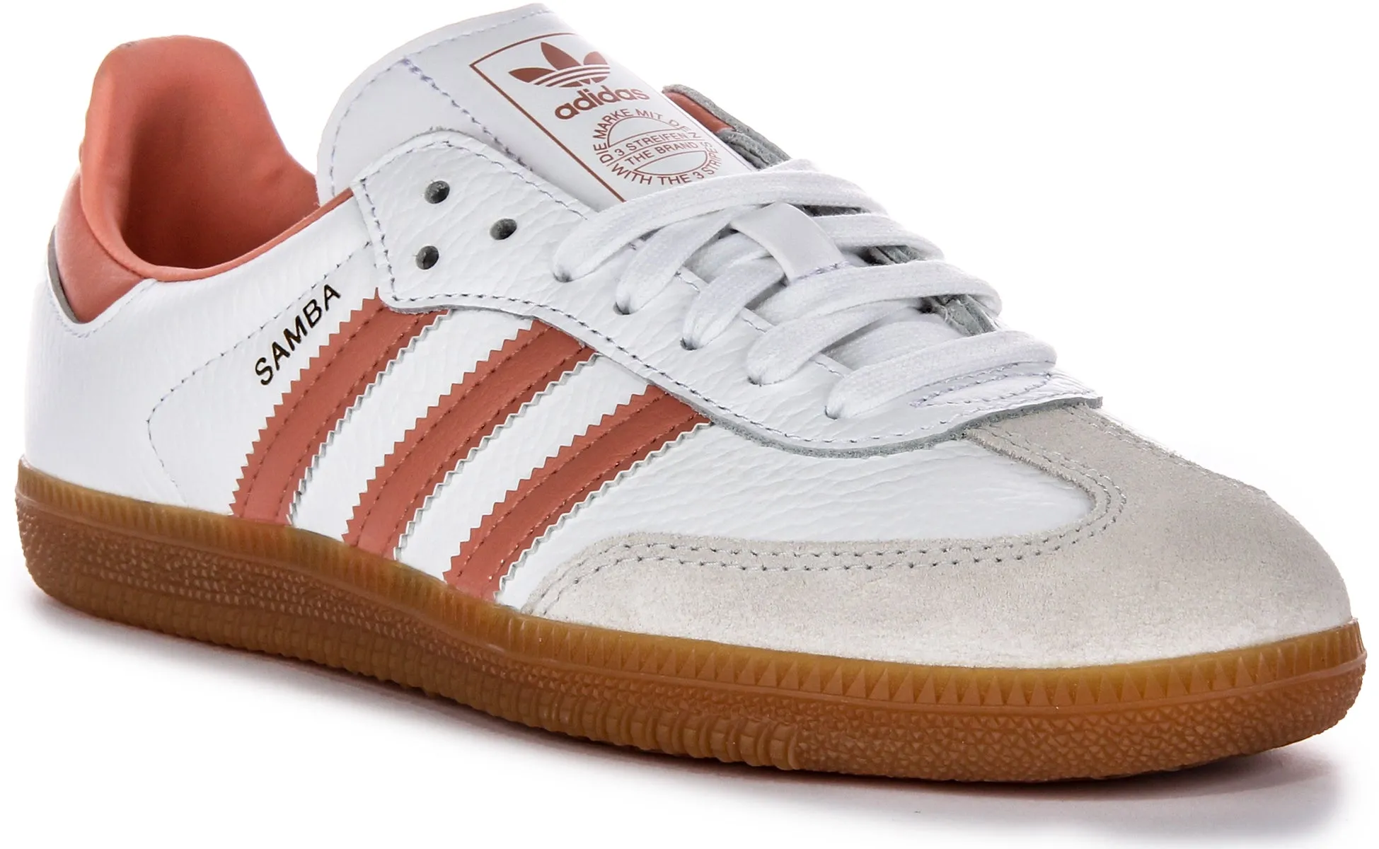 Adidas Samba OG in Weiß-Rosa für Damen Schuhe Adidas