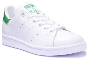 Adidas Stan Smith Leder-Turnschuhe in Weiß Grün für Damen Schuhe Adidas